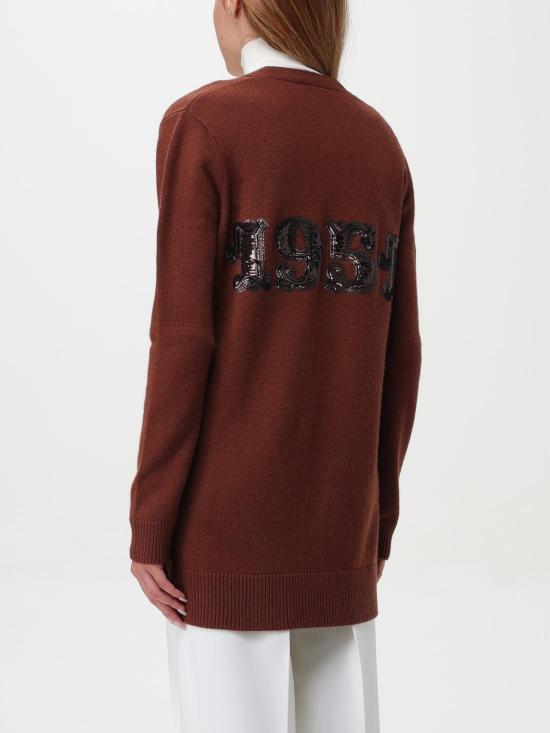 24FW 막스마라 가디건 2421346052600 029 Brown - MAX MARA