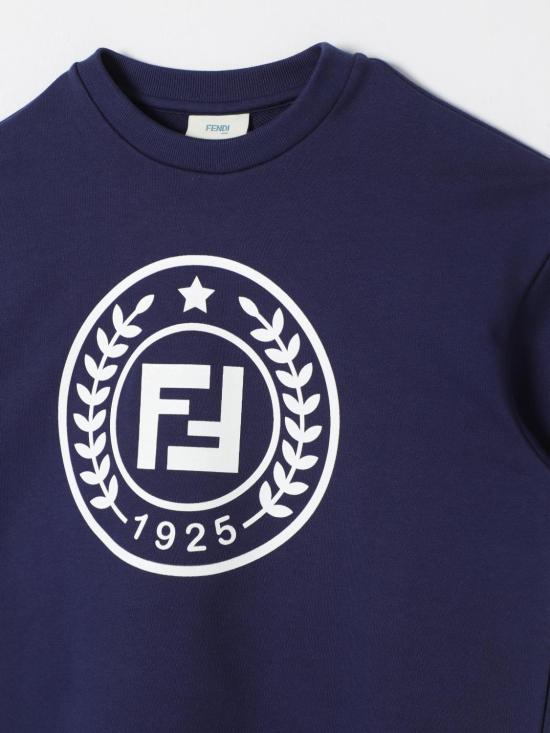  [키즈] 펜디 티셔츠 JUI1675V0 F1I11 Blue - FENDI