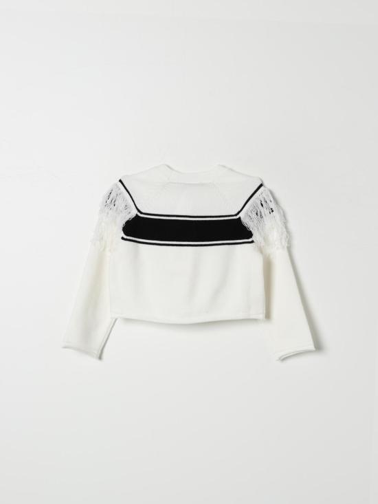 25FW [키즈] 트윈셋 풀오버 242GJ3163 02722 White - TWINSET