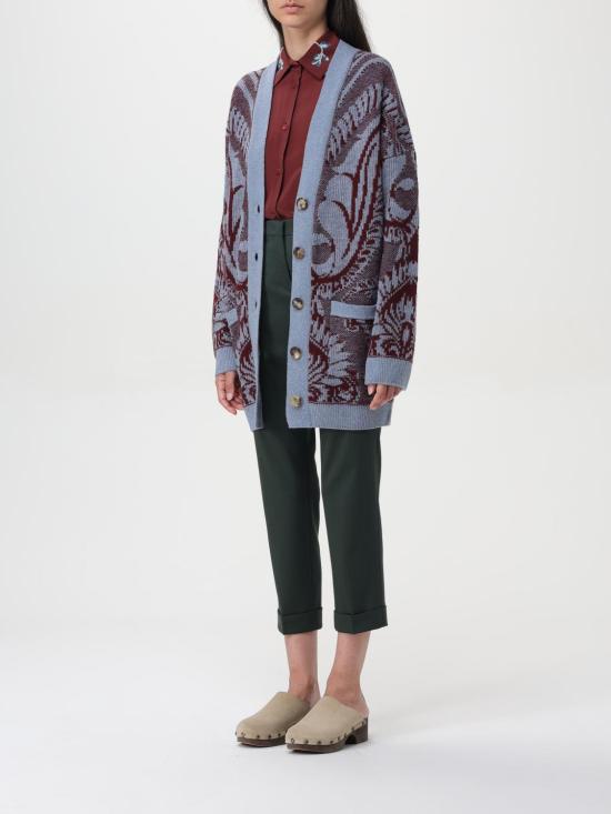 24FW 에트로 가디건 WRKE0159AQ025 S9000 Burgundy - ETRO