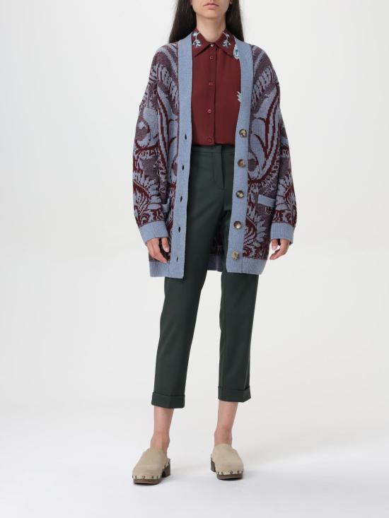 24FW 에트로 가디건 WRKE0159AQ025 S9000 Burgundy - ETRO