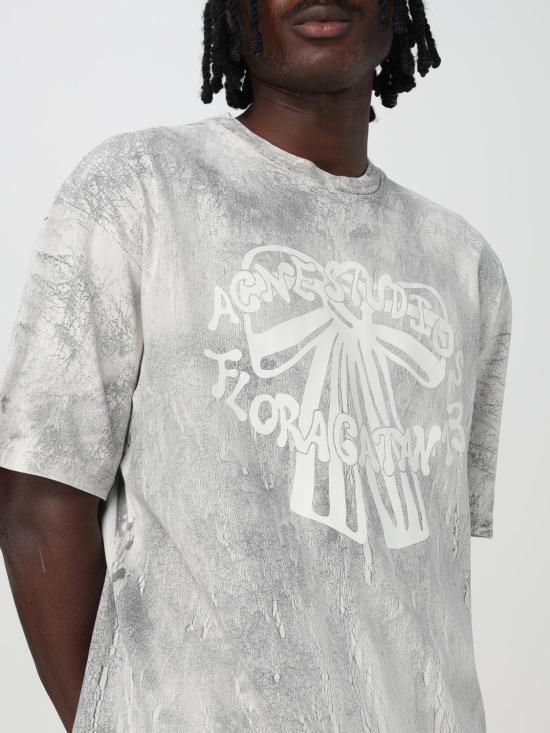 24FW 아크네 스튜디오 반팔 티셔츠 CL0298 BM0 Black - ACNE STUDIOS