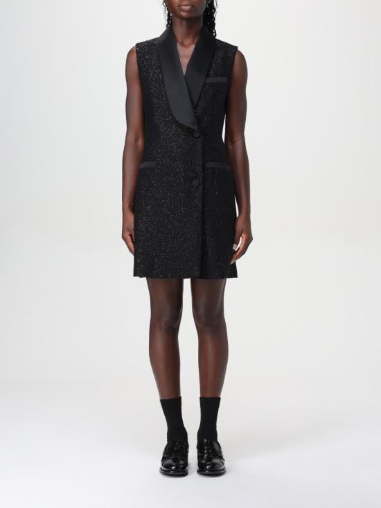 25FW 막스마라 숏 원피스 2421226094600 001 Black