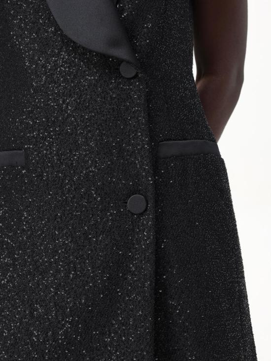 25FW 막스마라 숏 원피스 2421226094600 001 Black - MAX MARA