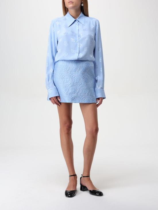 24FW 돌체앤가바나 숏 스커트 F4A8CTHJMOK F3981 Wisteria - DOLCE & GABBANA