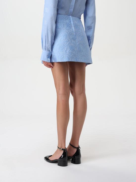 24FW 돌체앤가바나 숏 스커트 F4A8CTHJMOK F3981 Wisteria - DOLCE & GABBANA