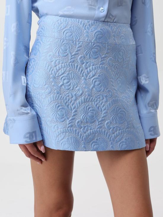 24FW 돌체앤가바나 숏 스커트 F4A8CTHJMOK F3981 Wisteria - DOLCE & GABBANA