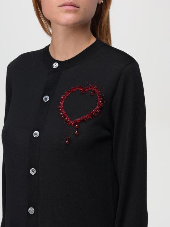 25FW 디스퀘어드2 가디건 S75HA1320S18310 900 Black - DSQUARED2