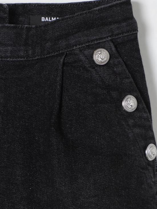 25FW [키즈] 발망 진 BV6C40Z2424 921 Grey - BALMAIN