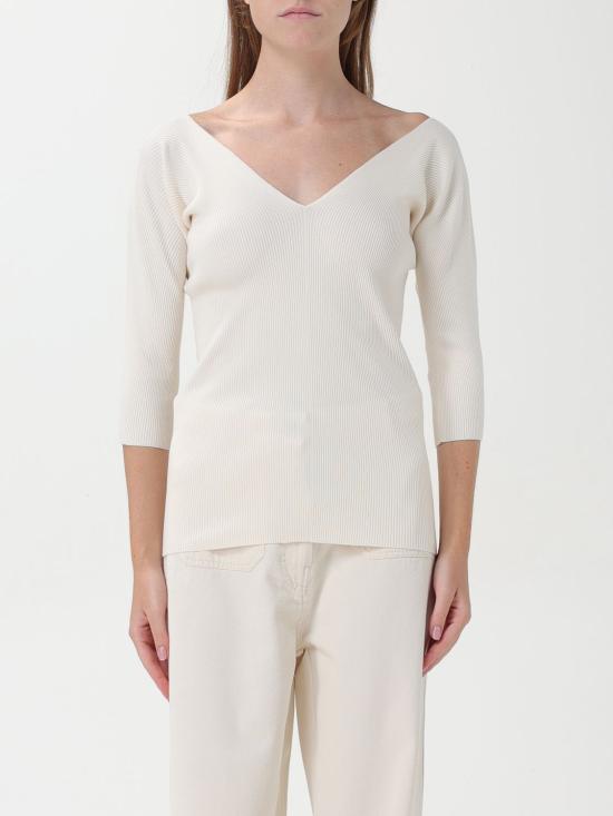 24FW 위켄드막스마라 스웨터 2425366031600 002 Beige