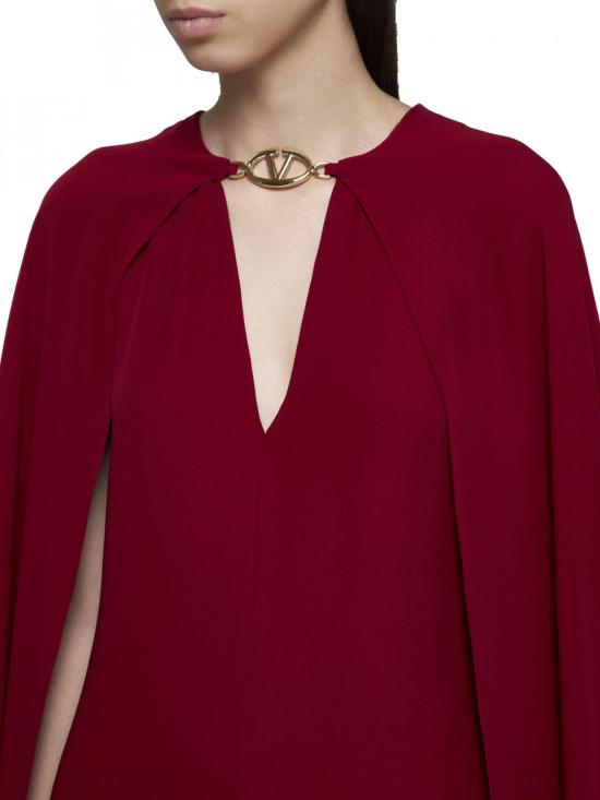 24FW 발렌티노 가라바니 롱 원피스 5B3VA9Y01MM YUN Red - VALENTINO GARAVANI