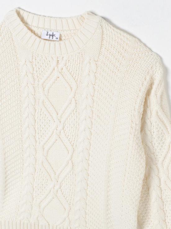 25FW [키즈] 일 구포 풀오버 MA470EM436 100 White - IL GUFO