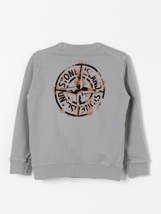 25FW [키즈] 스톤 아일랜드 트레이닝 상의 811662121 V0064 Grey - STONE ISLAND