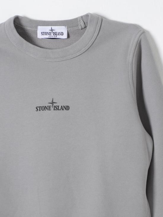 25FW [키즈] 스톤 아일랜드 트레이닝 상의 811662121 V0064 Grey - STONE ISLAND
