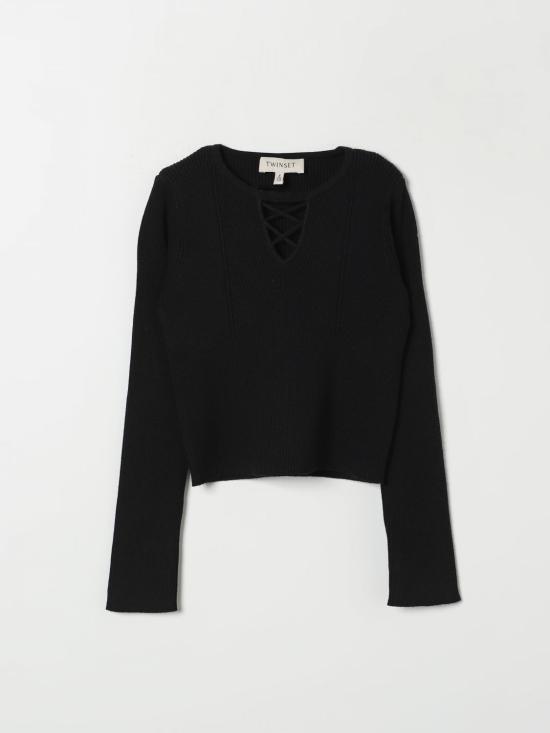 25FW [키즈] 트윈셋 풀오버 242GJ3191 00006 Black