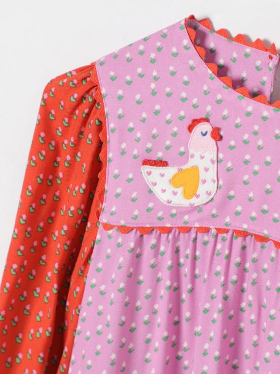 25FW [키즈] 스텔라 맥카트니 패턴 셔츠 TV5A10Z2086 50GMC Pink - STELLA MCCARTNEY