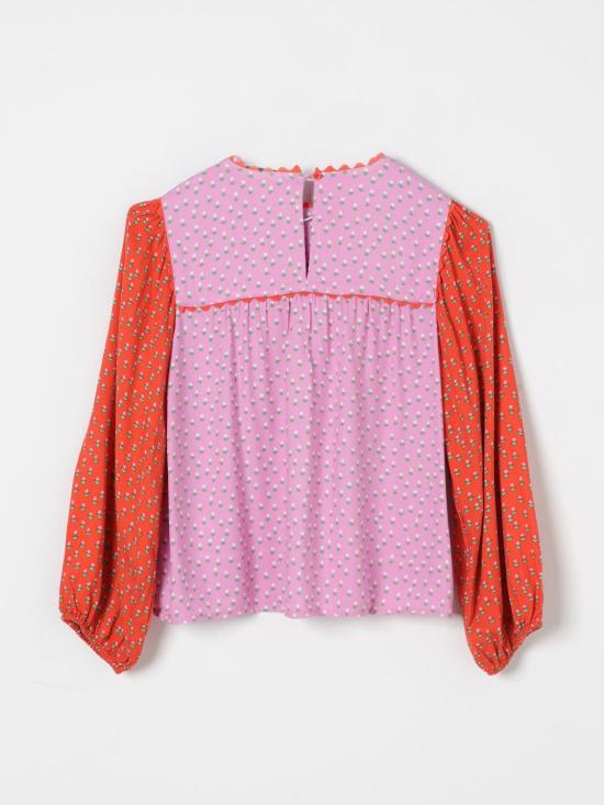 25FW [키즈] 스텔라 맥카트니 패턴 셔츠 TV5A10Z2086 50GMC Pink - STELLA MCCARTNEY