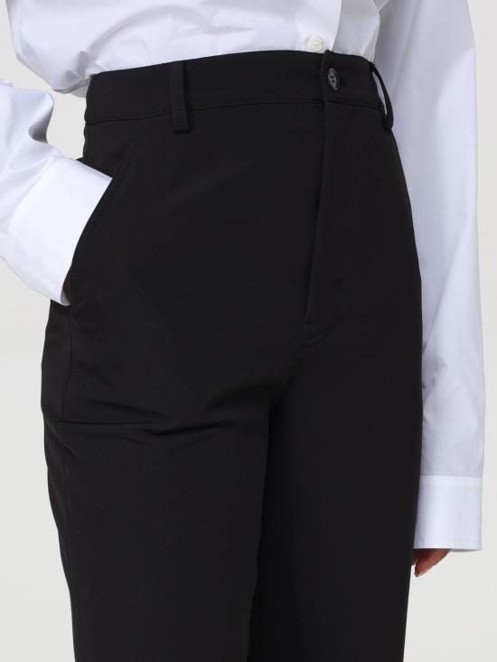 24FW 모스키노 스트레이트 팬츠 03058727 0555 Black - MOSCHINO