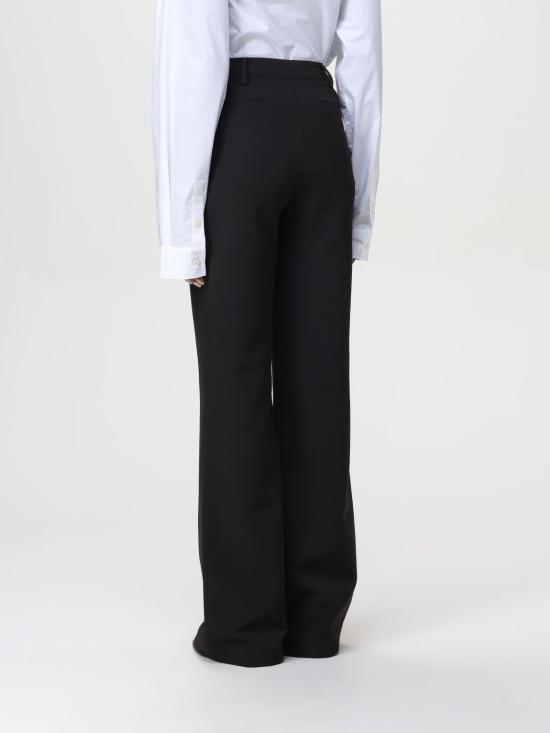 24FW 모스키노 스트레이트 팬츠 03058727 0555 Black - MOSCHINO