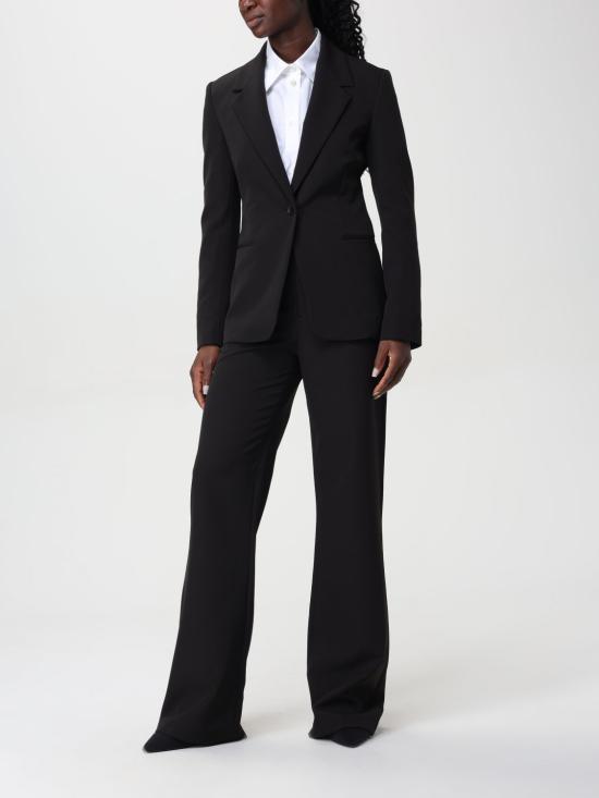 24FW 모스키노 스트레이트 팬츠 03058727 0555 Black - MOSCHINO