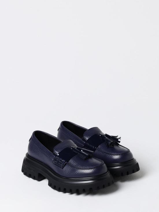 25FW [키즈] 돌체앤가바나 레이스업 슈즈 D11268A7037 80650 Blue - DOLCE & GABBANA