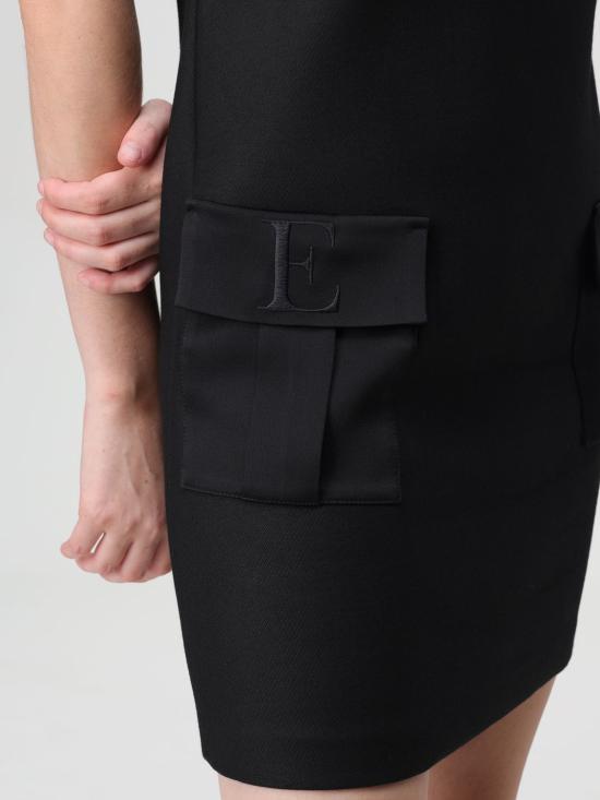  엘리자베타프랜치 숏 원피스 AB658 110 Black - ELISABETTA FRANCHI