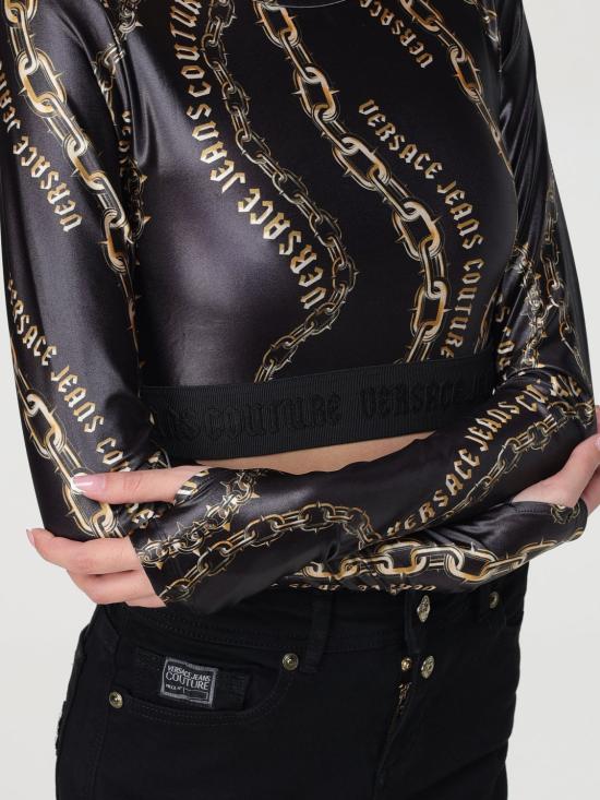 24FW 베르사체 스웨터 77HAH218JS417 G89 Black - VERSACE