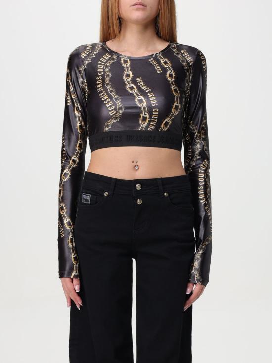 24FW 베르사체 스웨터 77HAH218JS417 G89 Black