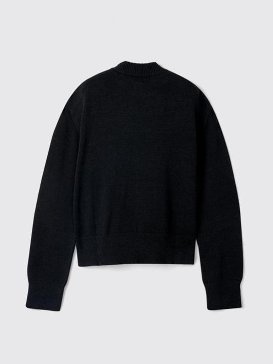 26SS 캠퍼 스웨터 AU00011 002 MELANGE KNIT SWEATER 0 Black - CAMPER