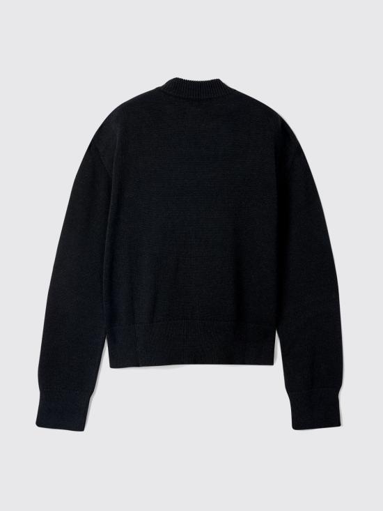 26SS 캠퍼 스웨터 AU00011 002 MELANGE KNIT SWEATER 0 Black - CAMPER
