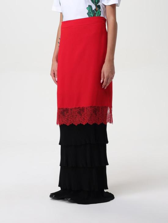 25FW 모스키노 롱 스커트 01065433 2115 Multicolor - MOSCHINO