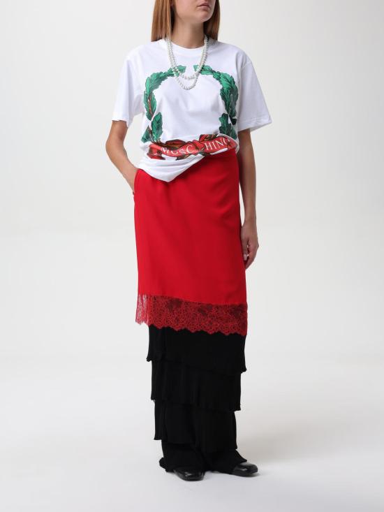 25FW 모스키노 롱 스커트 01065433 2115 Multicolor - MOSCHINO