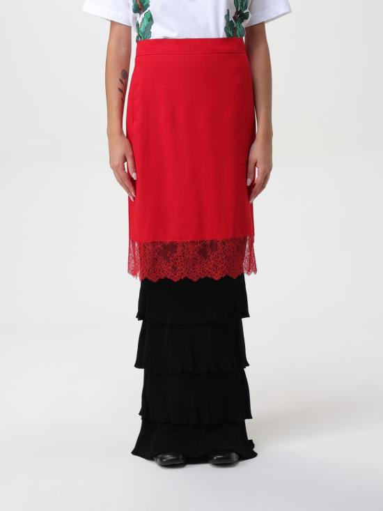 25FW 모스키노 롱 스커트 01065433 2115 Multicolor