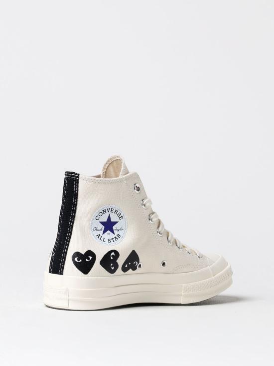 24FW 꼼데가르송 플레이 X 컨버스 스니커즈 AZK127001 2 White - COMME DES GARCONS PLAY CONVERSE