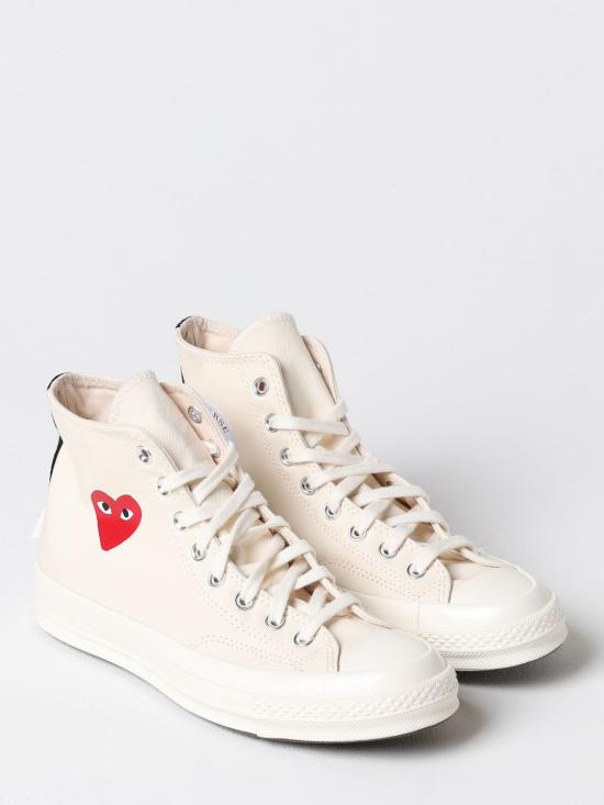 25FW 꼼데가르송 플레이 X 컨버스 뮬/슬리퍼 AZK129001 2 White - COMME DES GARCONS PLAY CONVERSE