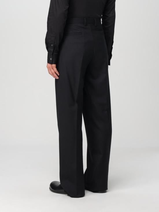 24FW 모스키노 스트레이트 팬츠 03055219 0555 Black - MOSCHINO