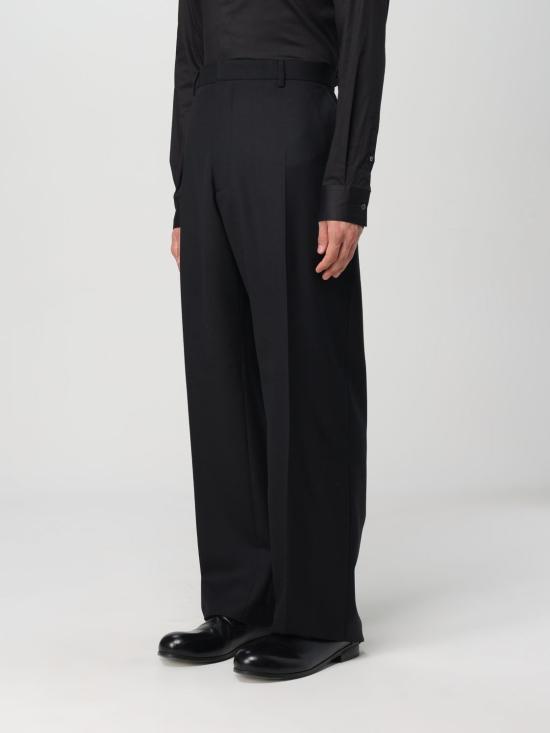 24FW 모스키노 스트레이트 팬츠 03055219 0555 Black - MOSCHINO