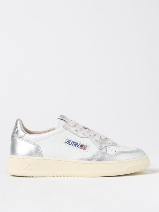 25FW 오트리 메달리스트 로우 스니커즈 AULWWB18 White