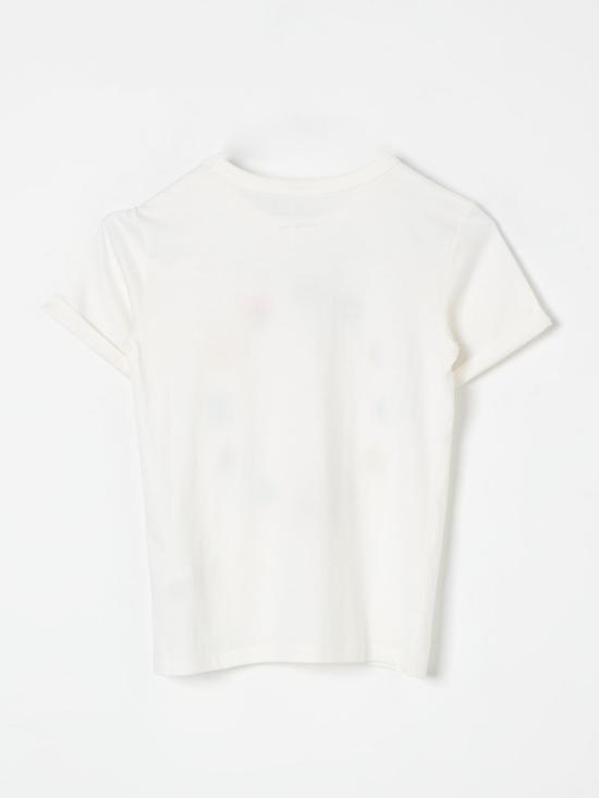 25FW [키즈] 스텔라 맥카트니 티셔츠 TV8E21Z0434 101 Ivory - STELLA MCCARTNEY