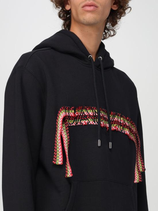 25FW 랑방 긴팔 티셔츠 RMHO0009J199P24 10 Black - LANVIN