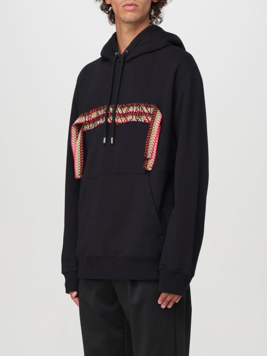 25FW 랑방 긴팔 티셔츠 RMHO0009J199P24 10 Black - LANVIN