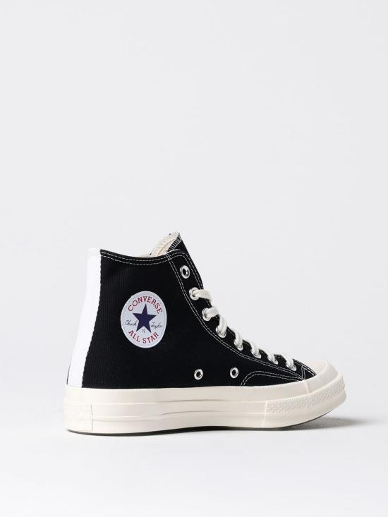 25FW 꼼데가르송 플레이 X 컨버스 스니커즈 AZK129001 1 Black - COMME DES GARCONS PLAY CONVERSE