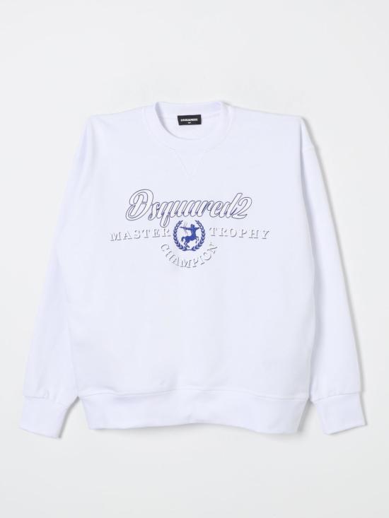 25FW [키즈] 디스퀘어드2 트레이닝 상의 DQ2628D003G DQ100 White