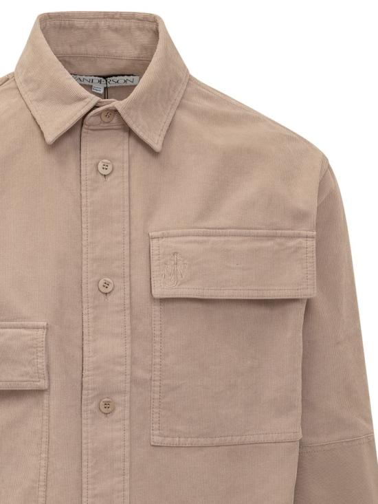 24FW JW앤더슨 긴팔 셔츠 SH0317PG1578 046 Beige - JW ANDERSON