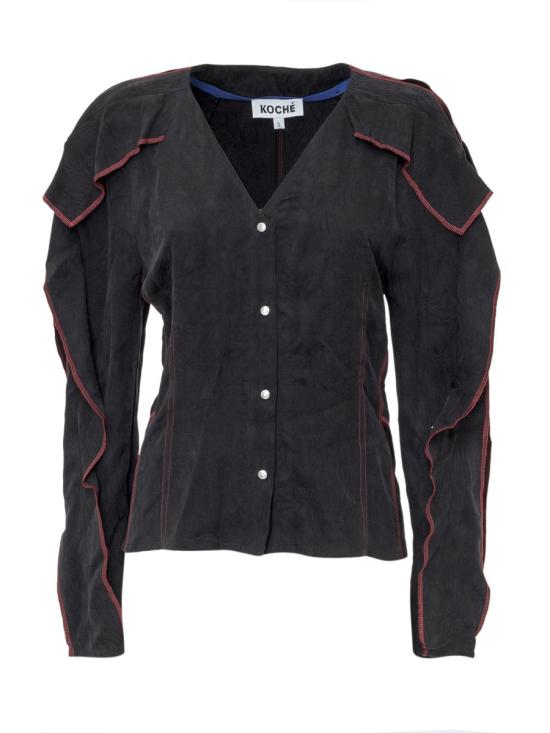  코셰 블라우스 SK1DL0003 S53248 Black