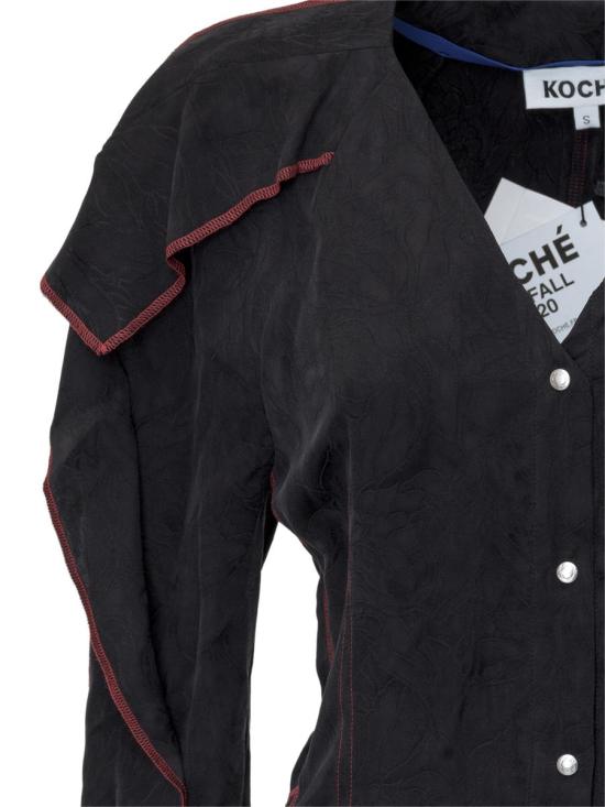  코셰 블라우스 SK1DL0003 S53248 Black - KOCHÉ