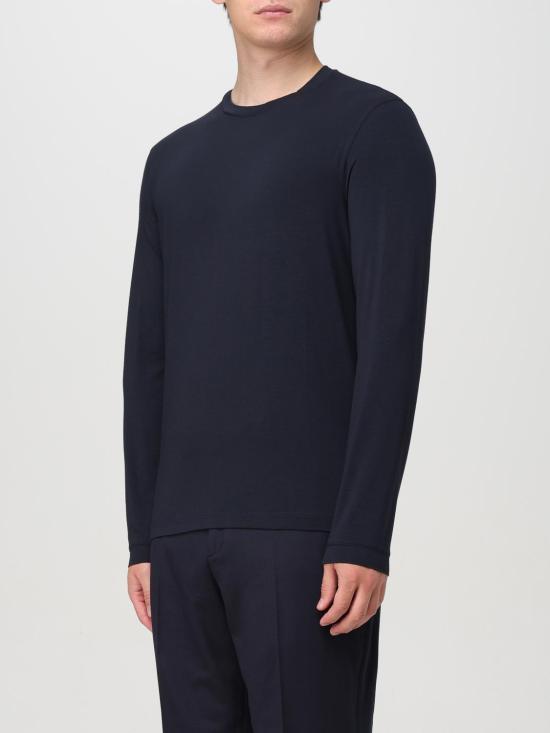 26SS 조르지오 아르마니 긴팔 티셔츠 3GST51SJP4Z UBSG Blue - GIORGIO ARMANI