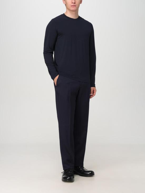 26SS 조르지오 아르마니 긴팔 티셔츠 3GST51SJP4Z UBSG Blue - GIORGIO ARMANI