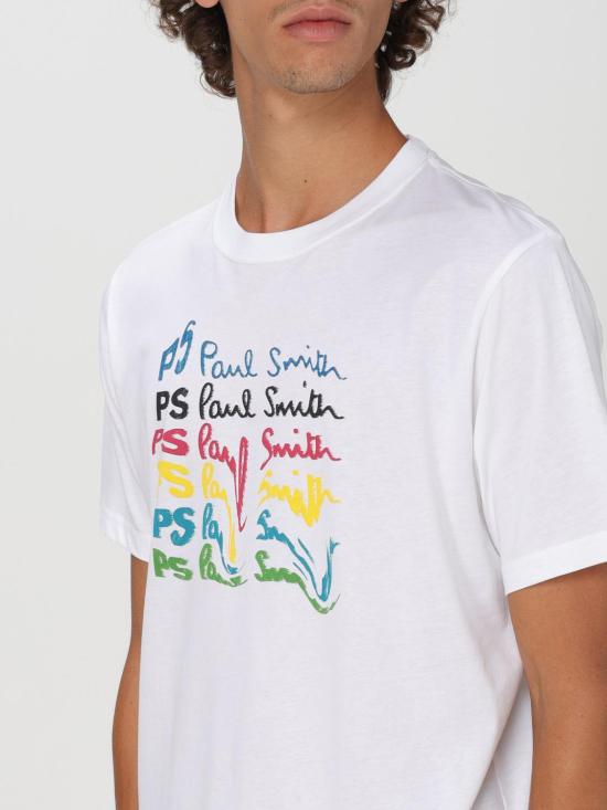24FW PS 바이 폴스미스 반팔 티셔츠 M2R011RNP4697 01 White - PS BY PAUL SMITH