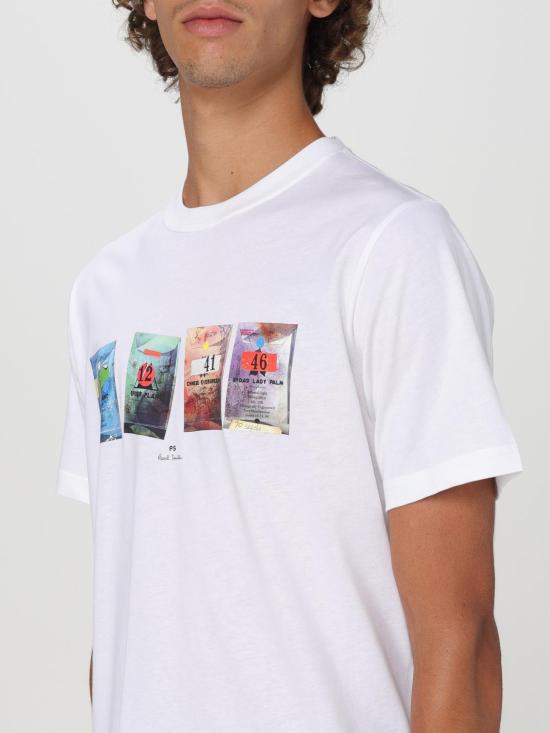 24FW PS 바이 폴스미스 반팔 티셔츠 M2R011RNP4691 01 White - PS BY PAUL SMITH